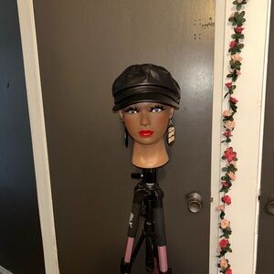 Women’s Flat Top Biker Cap